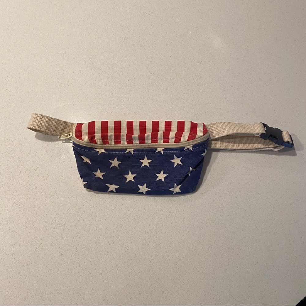 American Apparel American Flag Fanny Pack